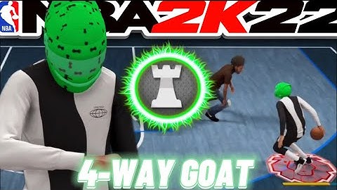 I TOOK THE "4 WAY GOAT" BUILD TO THE STAGE 1V1 COURT ON NBA 2K22!