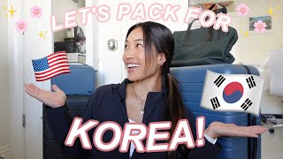 I&#39;M GOING TO KOREA 🇰🇷✨ Pack with Me + How I Prep for International Travel with Away!