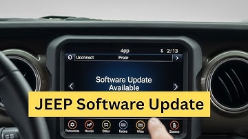 How To Update The Software in a 2025 Jeep Wrangler Shown on a Jeep Willys Off-Roader
