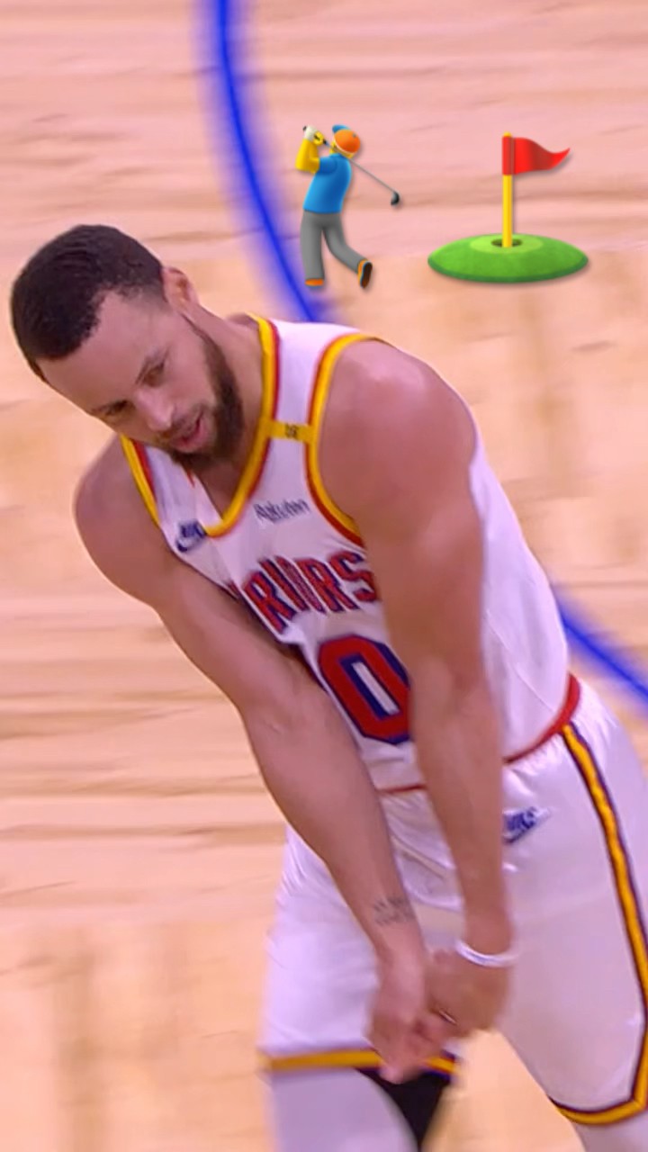 Steph broke out the golf swing celly after his 9th made three ?