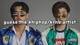 GUESS KHIPHOP/KRNB ARTIST 2