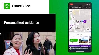 SmartGuide virtual guide app product demo video screenshot 2
