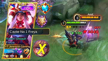 HACK DAMAGE?😮 | BROKEN ITEM | TOP GLOBAL FREYA | FREYA BEST BUILD 2022 | MUST WATCH | MLBB✓