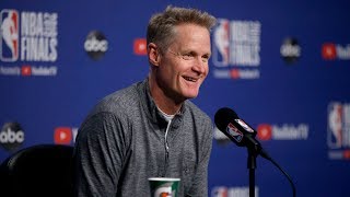 GOLDEN STATE WARRIORS: Head coach Steve Kerr on the vibe in TO during the NBA Finals