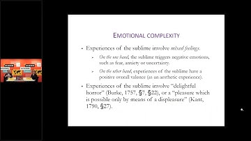The sublime as an interdisciplinary object - Jérôme Dokic (EHESS)