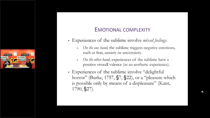 The sublime as an interdisciplinary object - Jérôme Dokic (EHESS)