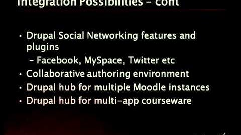 Meredith Henson - Moodle and Drupal CMS Integration