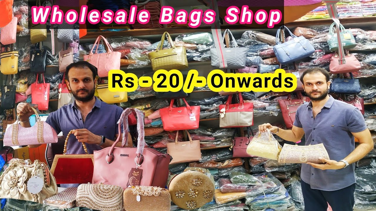 Ladies Bags Wholesale Market In Hyderabad //Ladies Handbags & Purse ...