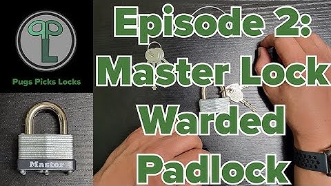 EP:2 - Warded Master Lock - How To Pick Warded Locks