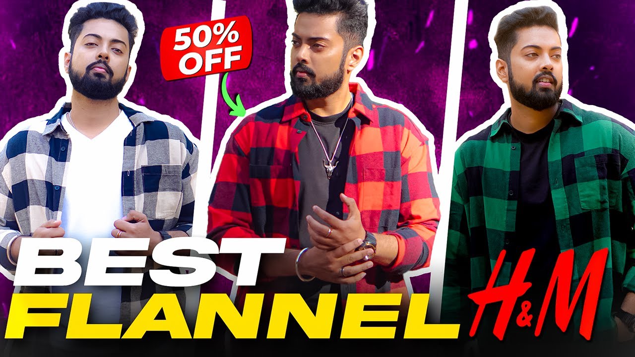 TOP 5 H&M FLANNEL SHIRT IN WINTER 2023  | Best Winter Outfit2 Collection for men |  #menfashion