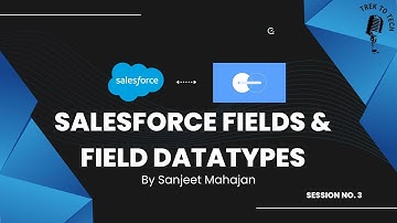 Salesforce Fields & Field Datatypes | Basic explanation by Sanjeet Mahajan