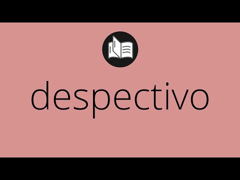 Video: ¿Cuando alguien es despectivo?