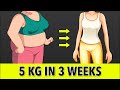 5 to 7 Kg weight loss 30 days