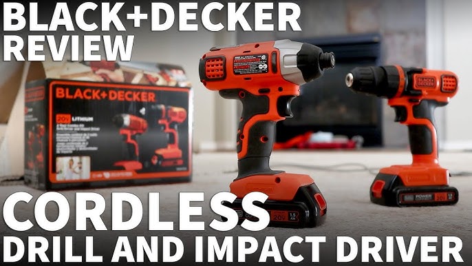 Black+Decker 18v Cordless Combi Drill Model: BCD700S (Tool Review) 