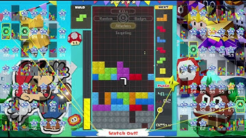 Tetris 99 - 100,000 Line Clears In Invictus Mode