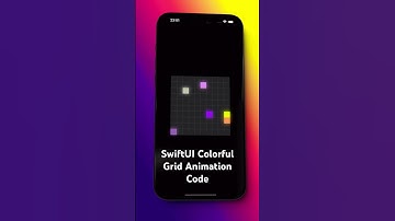 🎨 Create a Colorful Grid Animation with SwiftUI! 🌈