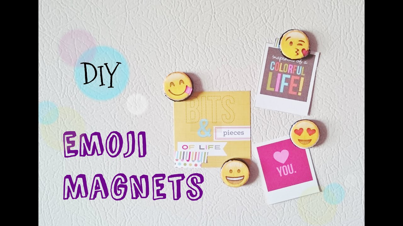 Emoji Magnets DIY- Back to School