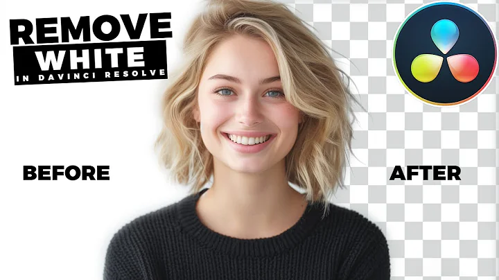 How To REMOVE A White BACKGROUND In Davinci Resolve