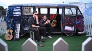 Exclusive interview with The Rapture for OFF GUARD GIGS at Lovebox, London, 2012