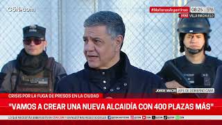 Jorge Macri Y Patricia Bullrich Anuncian Medidas Por Las Fugas En La Ciudad