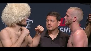 Khabib Nurmagomedov vs Darrell Horcher Weigh in