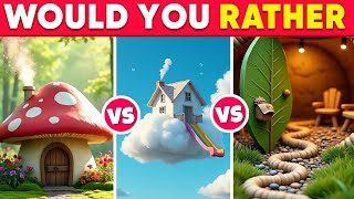 Build Your Wacky Dream Home Would You Rather Pick This Or That?