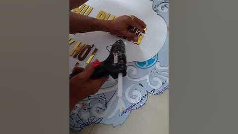 Bảng khánh chữ ghép tên cô dâu chú rể