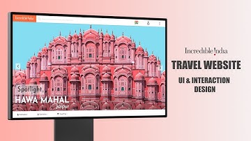 Travel Website UI & Interaction Design
