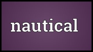 Nautical Meaning