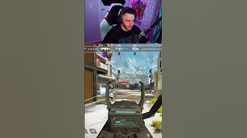 Warzone player discovers the rampage (funny reaction) #apexlegends #apexlegendsclips #apexclips