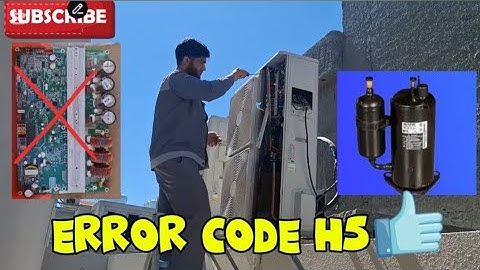 Error Code H5 Gree air Conditioner How To Fix Error H5 gree aircon inverter 0505265874