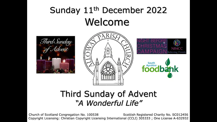 Alloway Parish Church Communion Service - Sunday, ...