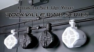 How To Set Up RWB Tower Speakers (RWB65B, RWB65W, RWB70B, RWB70W, RWB80B, RWB80W, RWB90W, RWB90B)