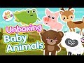 Unboxing Baby Animals | Kids Learn Animals Song