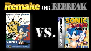 ROR: Sonic the Hedgehog (1991) (Sega Genesis Vs. GBA)