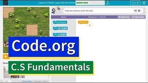 While Loops with the Farmer CS Express Lesson 12.7 - Course D 12.7 Code.org Tutorial with Answers