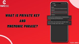 What is Mnemonic Phrase and Private Key?