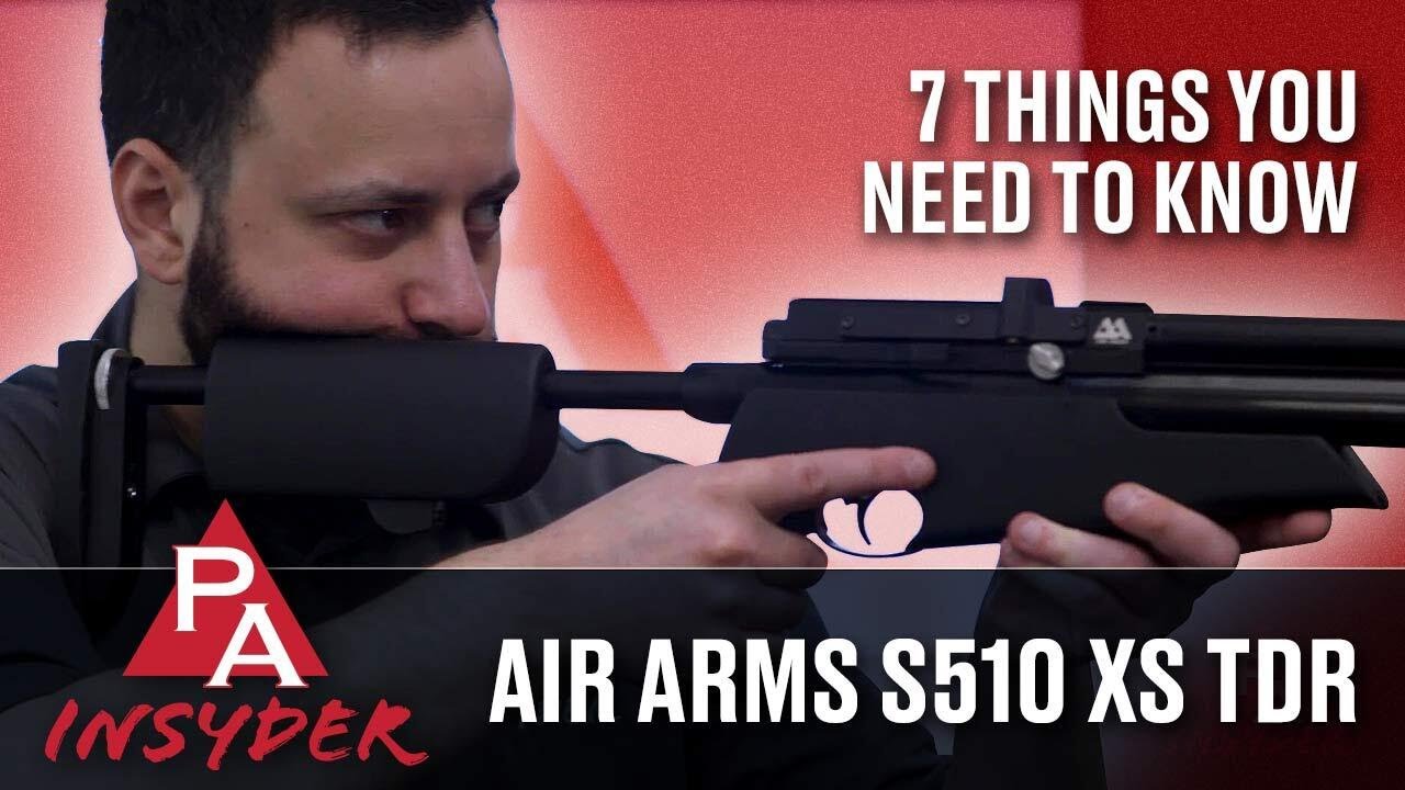 Air Arms S510 XS Tactical PCP Air Rifle, .177 Caliber, Pre-charged  pneumatic Air Rifle