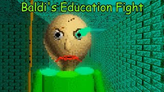 Baldi Educational Fight - Baldi Slap You With A Ruler Baldis Basics Mod