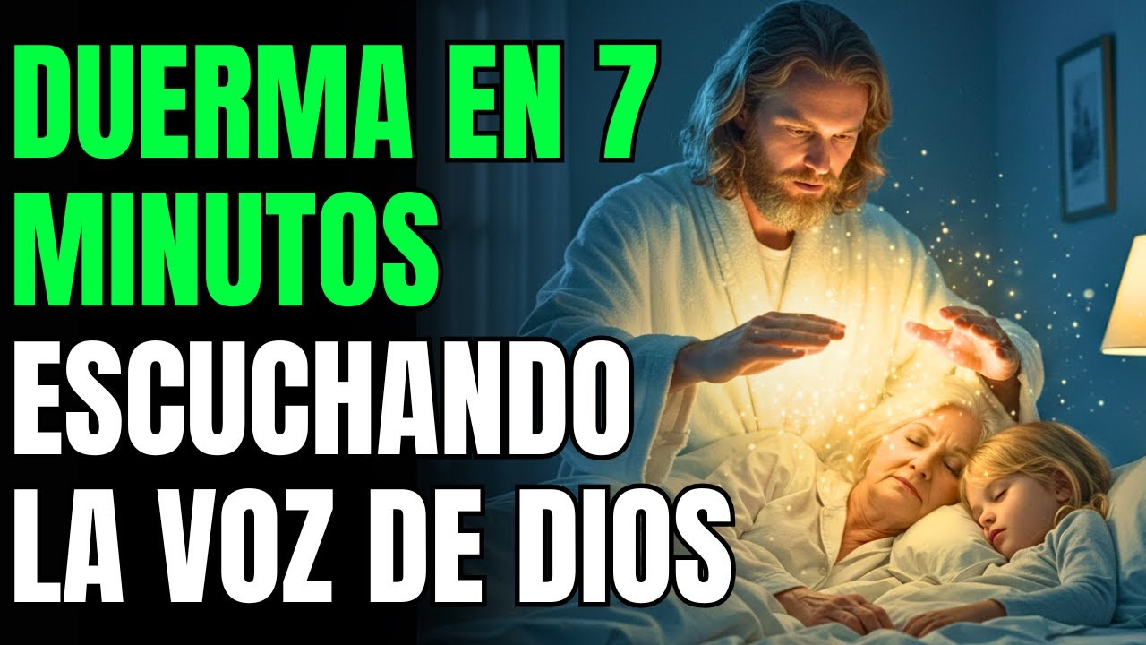 DUERME EN 7 MINUTOS con la VOZ DE DIOS — Descansa profundamente esta ...