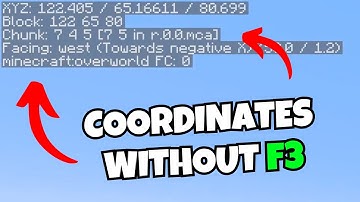 How to See Coordinates Without F3 in Minecraft (Java & Bedrock)