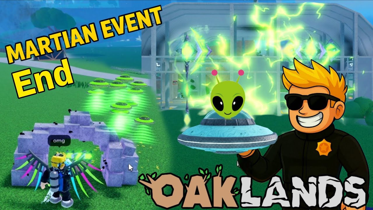 Martian Event END in Oaklands! Aliens 👽 UFOs (Roblox Gameplay)