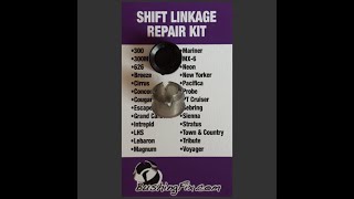 BushingFix.com® CH1Kit26™ Suzuki Reno Auto Transmission Shift Cable Bushing Installation Vid