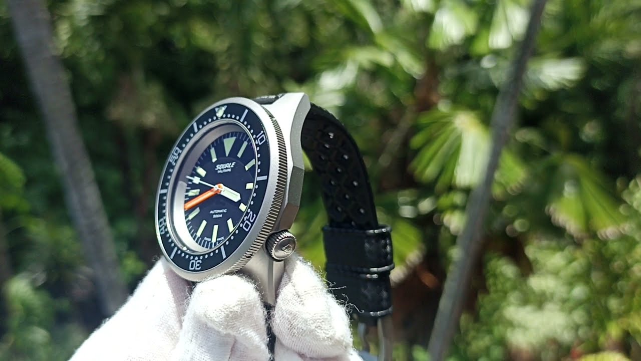 Squale 50 atmos 1521 Militaire Blasted Dive Watch