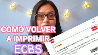 COMO REIMPRIMIR ECBS EXTRABUCKS DE CVS