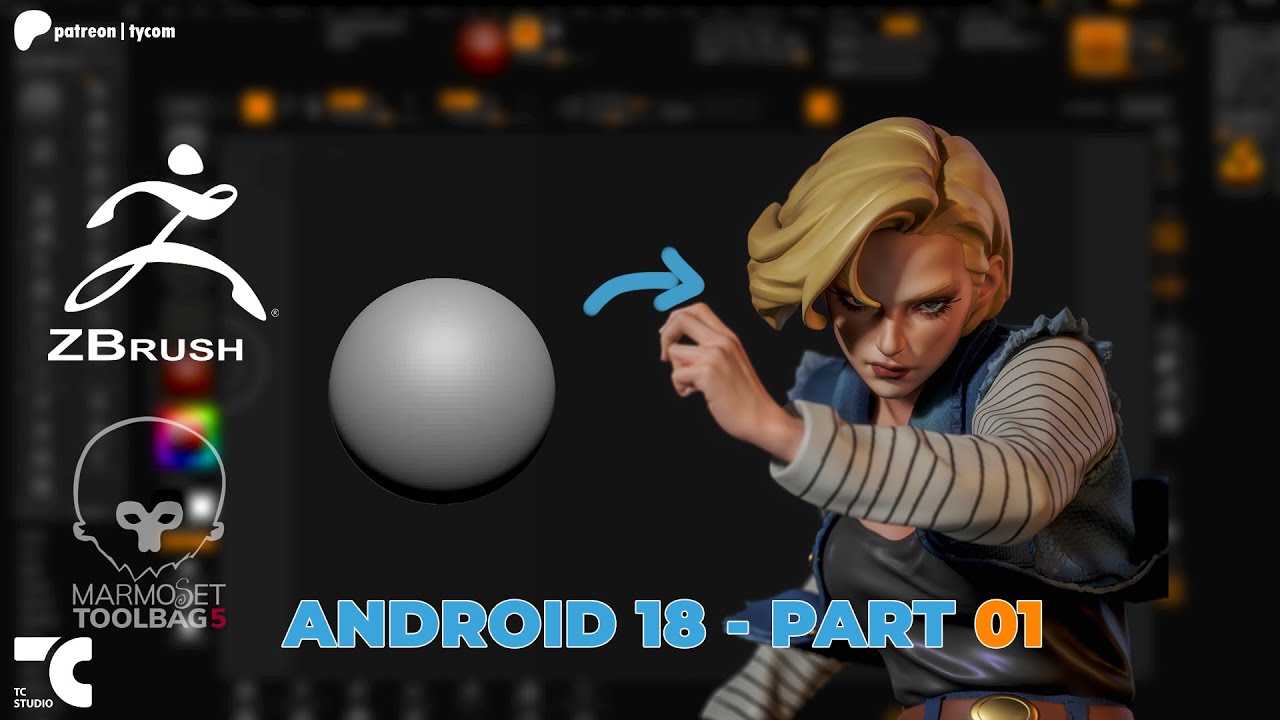 Making an Android 18 from DragonBall - Part 1 - YouTube