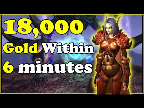 18,000 Gold Within 6 Minutes Gold Farm In WoW Dragonflight