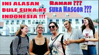 Alasan Bule Suka Ke Indonesia !!! Karena Nasi Goreng ????