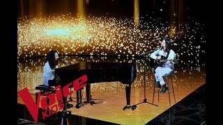 Faouzia & John Legend - Minefields - Htagz | The Voice Kids 2022 | Auditions à l'aveugle Resimi