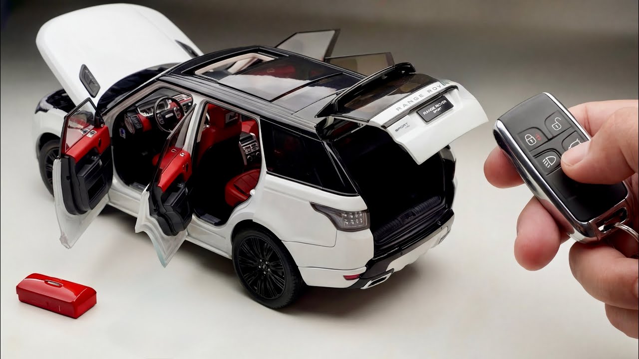 Perfect Suv! 1:18 Scale Range Rover Diecast Model Car Unboxing and
